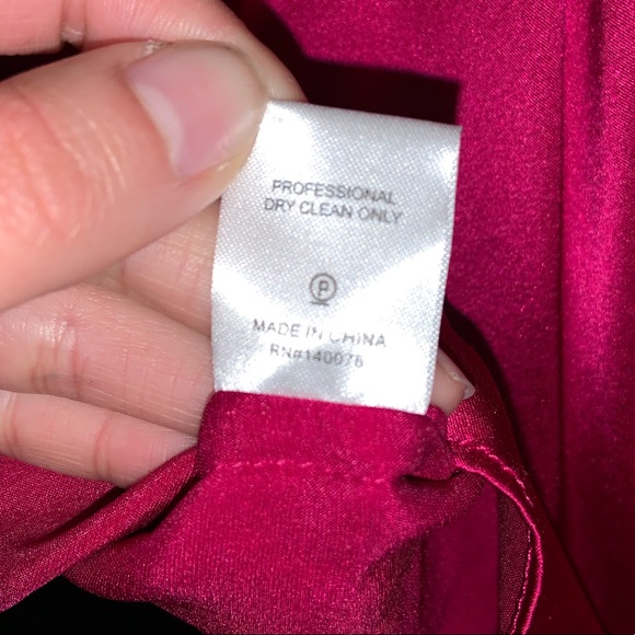Generation Love Jordyn Stretch-Silk Choker Top in Magenta –– NWT - Picture 16 of 16